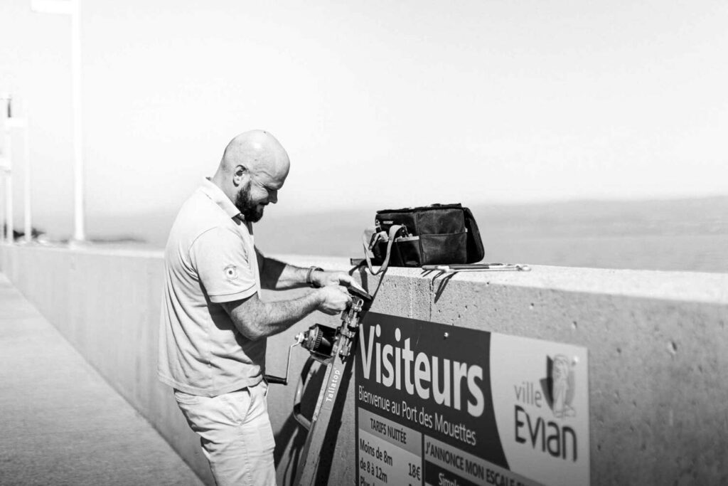 Installation vidéo surveillance espace public Evian
